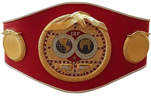 IBF Réplique de ceinture de championnat de boxe pour adulte
