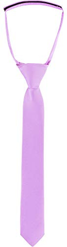 Ladeheid Kinder Jungen Krawatte KJ (31cm x 4cm, Lila)