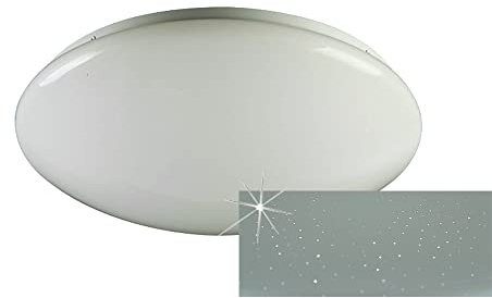 LED-Decken-Leuchte-Lampe ESRA D-40cm Sternenhimmel-Optik mit Fernbedienung Lichtfarbe wechselbar