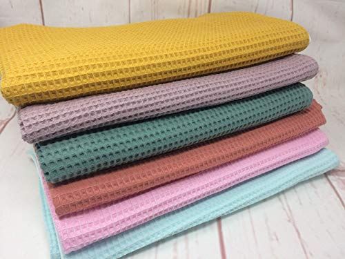 Schmusedecke WAFFELPIQUE in 8 Farben Leichte Decke Krabbeldecke Babydecke