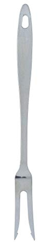 Commichef Fleischgabel aus hygienischem 18/8 Edelstahl – Silber, hängender Schlitz, Küchenutensilien