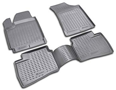 Element 3D Gummimatten Passgenaue Fußmatten Hyundai Elantra 2007-2010 4tlg