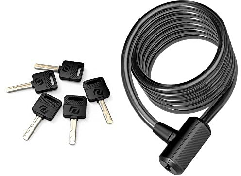 Syncros Masset Fahrrad Spiralschloss schwarz