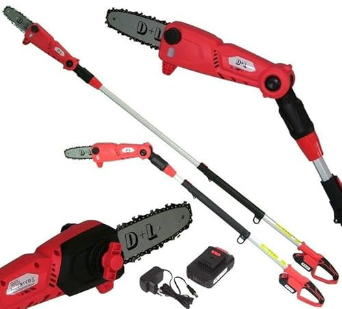 Teleskop-Astsäge Akku 20V Hochentaster Astsäge Baumsäge Motorsäge Kettensäge 56764 ink. Li-Ion Akku und Ladegerät AWZ