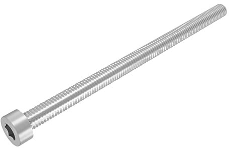 SECCARO Zylinderschraube M6 x 100 mm, Edelstahl V2A VA A2, DIN 912 / ISO 4762, Innensechskant, Vollgewinde, 20 Stück
