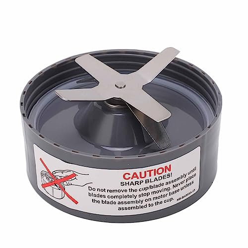 Wifehelper 900 W Ersatz-Kreuzextraktor-Klingenbasis aus Edelstahl für Mixer, Mixer-Ersatzteile, Pulverisiert Mühelos Obst und Gemüse (600W)
