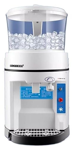 CLoxks Electric Ice Crusher Ice Shaver,Snow Cone Machine Maker,Electric Ice Crusher Commercial Home Use with Stainless Steel Blades Lids,Shaved Crushed Ice Machine Kitchen Machine