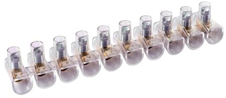 UNIVERSO CONFEZIONE 100 PEZZI MORSETTO FORBOX A CAPPUCCIO UNIPOLARE TRASPERENTE PER CAVI CON SEZIONE 6MM