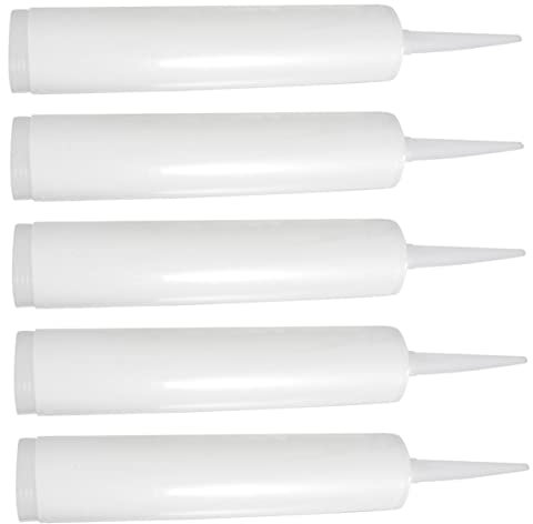 DOITOOL 5pièces Lot De Tubes Vides Pour Mastic Tube Vide Pour Colle Verre Fournitures Pour Maison Outil Artisanal