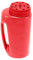 Spandiconcime Portatile, Dispenser di Semi per Spandiconcime Portatile in Plastica Spessa per Semi, Scioltura die Ghiaccio, Sale (rosso)