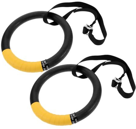 INOOMP Anelli Da Ginnastica Regolabili Per Barra Anelli Per Calistenica Attacchi Per Trazioni Per Esercizi All Aperto e Indoor Accessori Per Fitness Con Cinghie