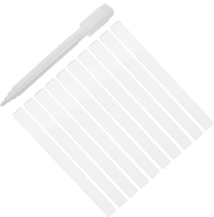 KONTONTY 48stücke Acryl-pflanzenetiketten Gartenmarker Sukkulentenetiketten Pflanzenschilder Für Blumen Gemüse Rasenornamente Blank Tags Für Diy