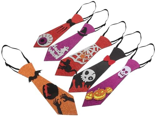 DEARMAMY 6 Stk Kleinkind Krawatte Kinderkrawatten Für Jungen Neuheit Krawatten Krawatte Für Feiertagskrawatten Partygeschenke Für Bindemittel Jungs Kragen Ohr Binden Tuch