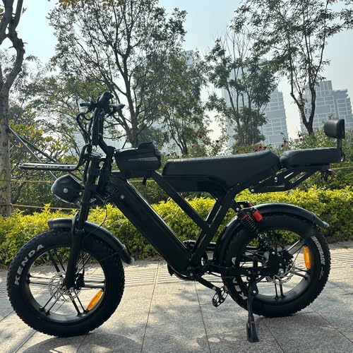 VOMO X50 Ebike 20-Zoll Offroad-Elektrofahrrad mit hydraulischen Scheibenbremsen | 250W Motor & 48V 15Ah Akku | 7-Gang Schaltung | Bis zu 45-60 km Reichweite | E-Bike für Erwachsene