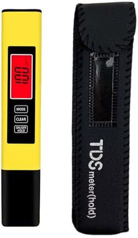 laxreheye Analyseur de qualité de l'eau | Testeur 4 en 1 | Accessoires de conductivité pour piscines hydroponiques puits bassins