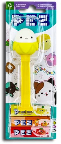 1 x PEZ Spender Banane Junie - Squishmallowsinkl. 2 x Pez Bonbons 2 x 8,5 g