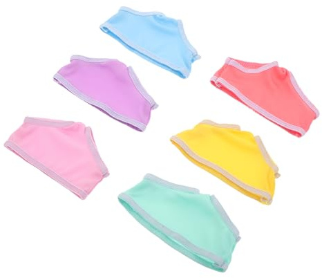 UPKOCH 6piezas Ropa Interior de Muñeca Reutilizable Pañales para Muñecas de Accesorios de Vestir para Simulación Color Assorted Ajustado