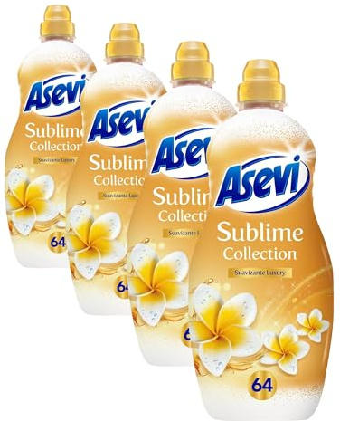 Asevi Suavizante para Ropa Sublime Collection Luxury- Suavizante Concentrado para Lavadora con Fragancias Seductoras - Esencias Naturales - Suavidad Duradera para Todo Tipo de Tejidos - 64 Lavados