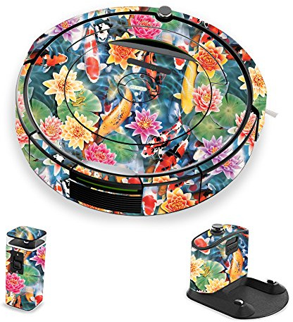 MightySkins Skin Compatible with iRobot Roomba 690 Robot Vacuum - Koi Pond | Protective, Durable, and Unique Vinyl Decal wrap Cover | Easy to Apply, Remove, and Change Styles | Made in The USA