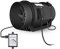 Hon&Guan Aspirazione Ventola Estrazione 200 mm Silenzioso con controllo della velocità variabile per bagno, Ufficio, Sala, tenda di crescita, idrocoltura,ventilazione e ventola di scarico