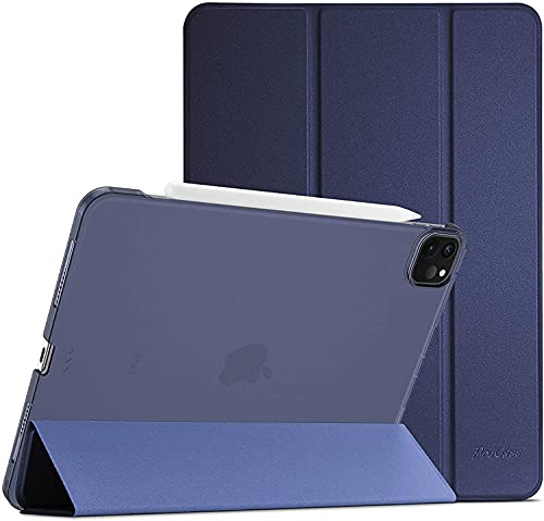 ProCase Fodral för iPad Pro 11 2022/2021/2020, nytt uppgraderat fodral utan minsta oro för användning, anti-fall-skyddsfodral - marinblå
