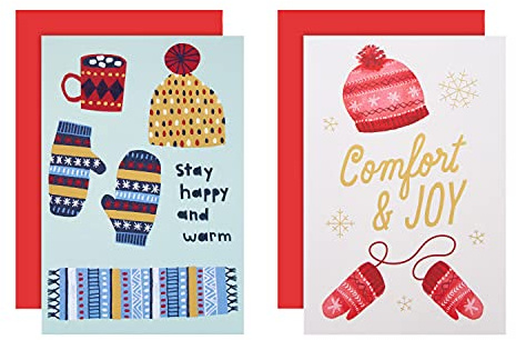 Hallmark Weihnachtskarten, 2 witzige Designs, 12 Stück, 25559885
