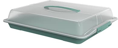 Rotho John großer Partybutler, Kunststoff (PP) BPA-frei, türkis/transparent, (47,5 x 39 x 9,8 cm)