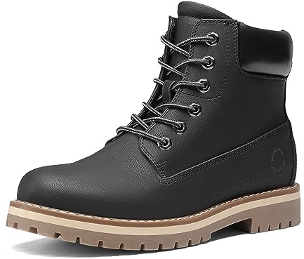 Bruno Marc Mens Classic Snow Boots Outdoor Waterproof Warm Winter Ankle Boots Hiking,Size 7,Black,SBSB226M-E