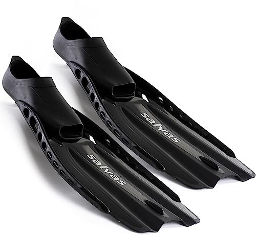 Salvas Schwimmflossen Advance Schnorchel Taucher Lang Flosse Erwachsene 36-47 schwarz 36/37