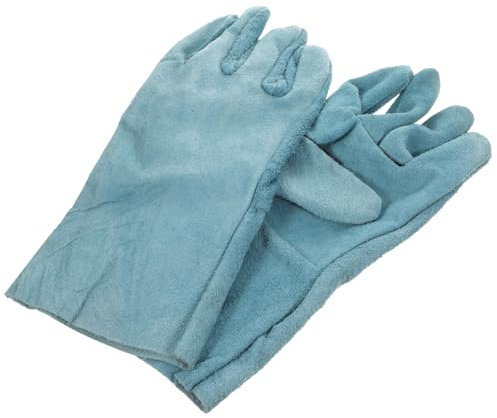 minkissy 2 Paar Handschuhe Reptilien Terrarien Reptilien Biss Arbeitshandschuhe Vogeltraining Handschuhe Katze Fellpflege Handschuhe Beißhandschuhe Hund Beißhandschuh Vögel