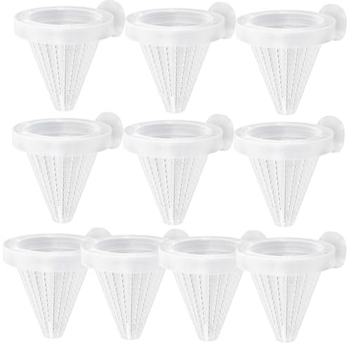 Yardwe 10stücke Aquarium Futterbecher Mit Saugnapf Roter Futtertrichter Für Fische Zufällige Farben Für Fütterung Von Lebendfutter Im Aquarium