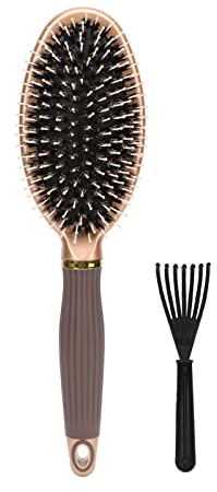 ANKROYU Brosse à cheveux à palette, brosse en nylon ABS, brosse à cheveux, brosse démêlante, brosse démêlante, peigne à cheveux pour nœuds de cheveux