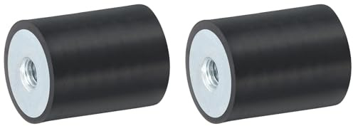 QUARKZMAN 30x40mm M8 Gummidämpfer, Multi-Typ-Gummipuffer, 2 Stück | Schwingungsdämpfer für Motorraum und Luftkompressoren