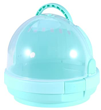 BESPORTBLE Plastic Travel Carrier for Hamster Guinea Rodent Cage Portable Pet Supplies Air and Locking System