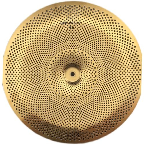 Cymbales Splashs Anti-cymbale Muette Anti-cymbale 18 Pouces Cymbale Chinoise Tambour Jazz Tambour Effet Silencieux Cymbale Effet Spécial Cymbale(Gold)