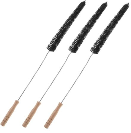 WESIEVYA 3pcs Dryer Vent Cleaner Brush Kit Flexible Lint Remover for Efficient Airflow Prevents Blockages for Chimneys and Dryers Compact Design for Easy Storage
