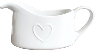 Gravy Boat,Gravy Boat with Saucer Western Steak Juice Bucket Milk Cup Milk Pot Ceramic Large-Capacity Coffee Milk Pot Milk Jar Pointed Sauce Cups Boat Saucer