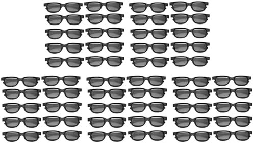 Reinscer Cinema IMIX - Gafas 3D pasivas polarizadas para pantalla (50 unidades)