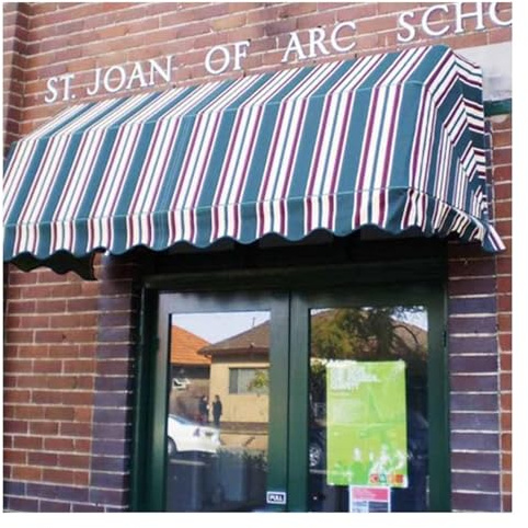 Tenda da sole pieghevole pieghevole, pieghevole, in alluminio ispessito, per esterni, giardino, finestre, tenda telescopica, decorazione per bar, negozio di abbigliamento (blu, 1,4 x 0,6 x 0,6 m)