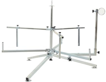 Cozyel Avvolgitubo per Riscaldamento a Pavimento, Portata 100 kg | Supporto Bobina Regolabile con Tripode Stabile, Ideale per PEX PERT Tubo e Installazioni Domestiche e Industriali