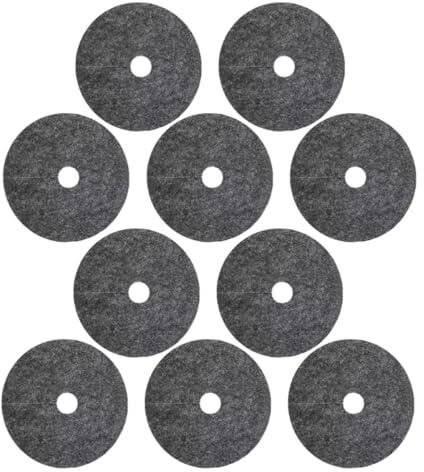 NAMOARLY Tapis de Protection Anti-Racines pour Plantes, Disque de paillis Rond en Tissu Non tissé, Lot de 10, Respirant, pour Balcon et Petits Jardins