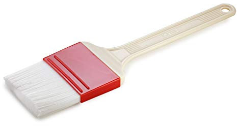 Thermohauser 8300018475 Bianche in Poliestere, Larghezza Pennello 3,5 cm, Lunghezza setole Circa 4 cm, Manico: plastica PA, Rinforzata con Fibra di Vetro