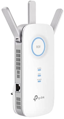 TP-Link RE550 WLAN Verstärker Repeater AC1900 (Dual AC + N, 1300MBit/s 5GHz + 600MBit/s 2,4GHz, App Steuerung, maximale Abdeckung, kompatibel zu allen WLAN Routern)weiß