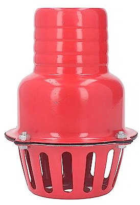 Motor Wasserpumpen Rückschlagventil 7,6 Cm, Aluminiumlegierung, Wasserdichtes Motorpumpen Bodenfilter Fußventil für Benzinmotoren, Wasserpumpe