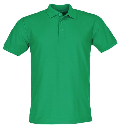 Fruit of the Loom 65/35 Polo + GRATIS MyShirt Stoffbeutel, Farbe:maigrün + GRATIS MyShirt Stoffbeutel, Größe:L
