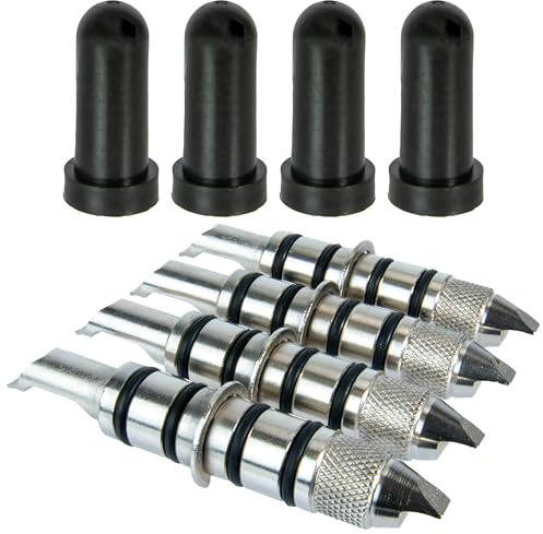 AUTOSOLO Wheel Alignment Clamp Adjustable Pins - Wheel Clamp Studs for ASWG001 and ASWG001TC, Reversible Rim Locator Pins - Set of 4 - Not Compatible with Other Models