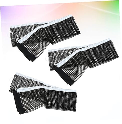 Sosoport 3-teiliges Nylon-Pong-Netz Nach Vorschrift – Tischtennis-ersatznetz Für Das Spielen Im Freien/drinnen Keine Pfosten Im Lieferumfang Enthalten