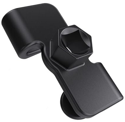 Uonlytech Drehmomentschlüssel Eisen Umrüstadapter 600nm Schraubenschlüssel 1/2 Zoll Schwarz Effiziente Verlängerung für Werkzeuge für Mechaniker für Brechstange