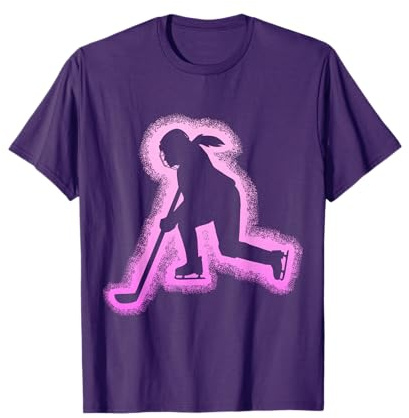 Ice hockey player for women and girls T-Shirt