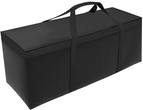 Aipwerer Bolsa Cojines Exterior Impermeable Jardin, Organizador Arbol Navidad 600D Oxford, Anti-UV, Funda de Almacenamiento para Guardar Cojines, Arbol Navidad Exterior (Negro, 175x55x75cm)